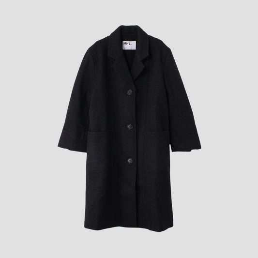 HEAVY WOOL MELTON COAT