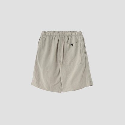 LINEN PLAINWEAVE TROUSERS