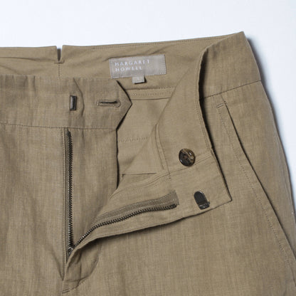 HIGH DENSE LINEN TROUSERS