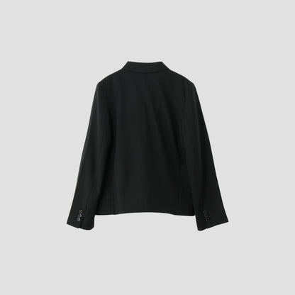 FINE WOOL POPLIN JACKET