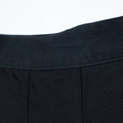 WOOL COTTON TWILL SKIRT