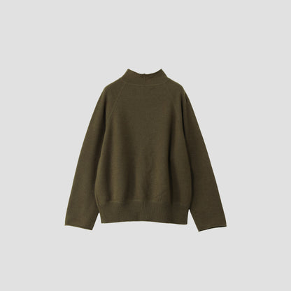 FELTED ROUGH WOOL KNIT