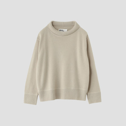 FELTED ROUGH WOOL KNIT