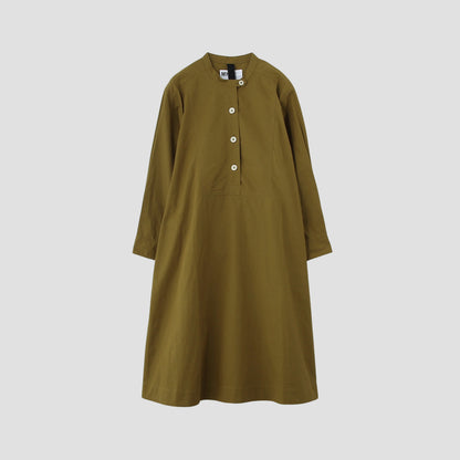 WASHED COTTON POPLIN DRESS