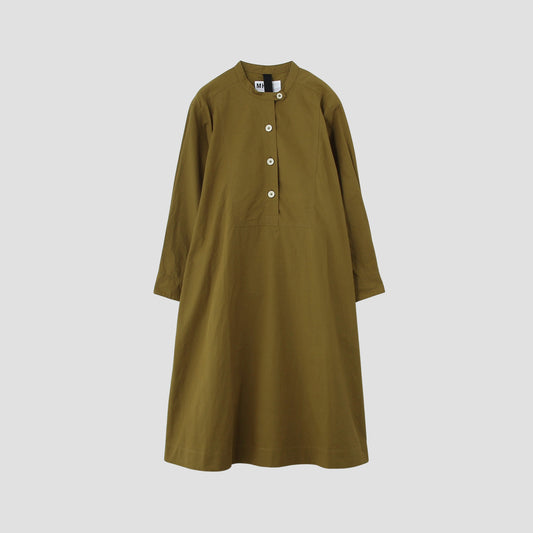 WASHED COTTON POPLIN DRESS