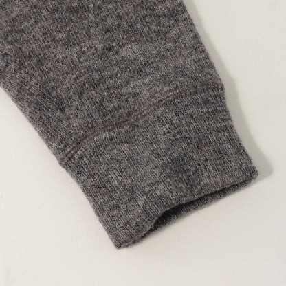 WOOL COTTON RIB TOP JERSEY