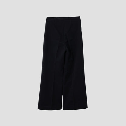 COTTON LINEN TWILL TROUSERS