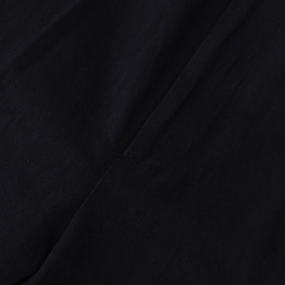 COTTON LINEN TWILL TROUSERS