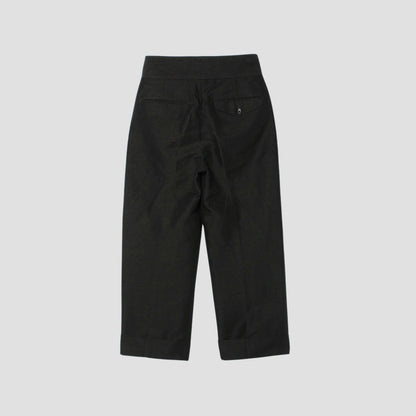 WASHED LINEN COTTON TROUSERS