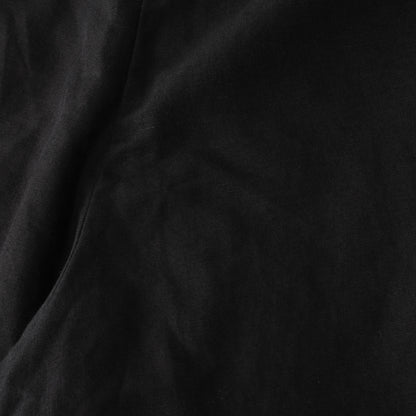 PLAIN WEAVE COTTON LINEN TROUSERS