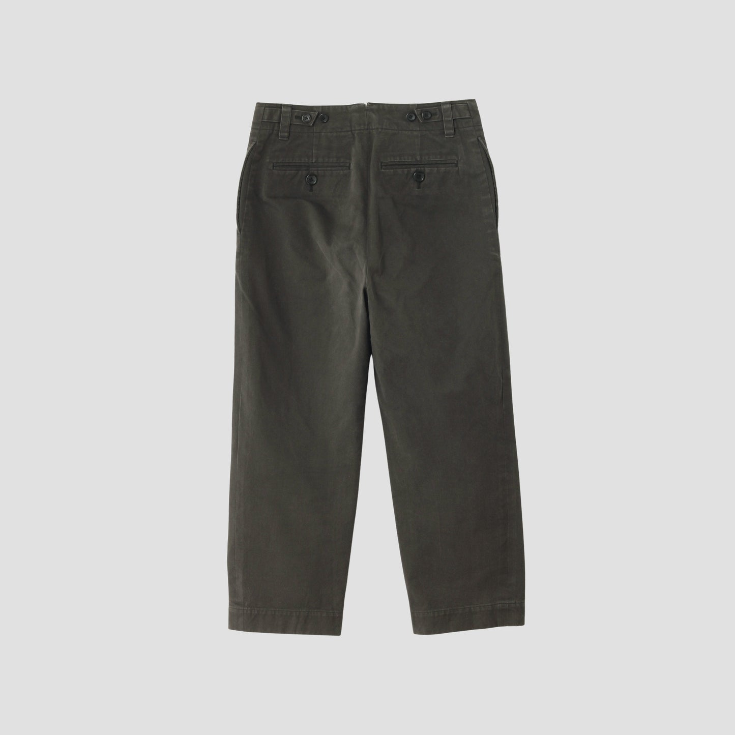 COTTON TWILL TROUSERS