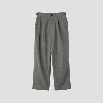 FINE WOOL POPLIN TROUSERS