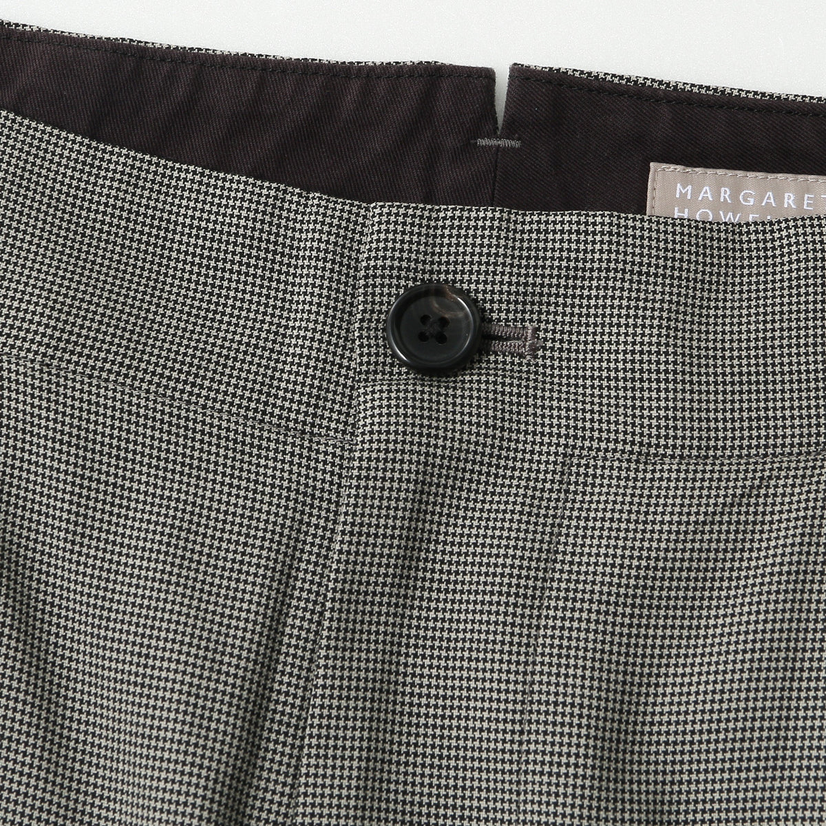 FINE WOOL POPLIN TROUSERS