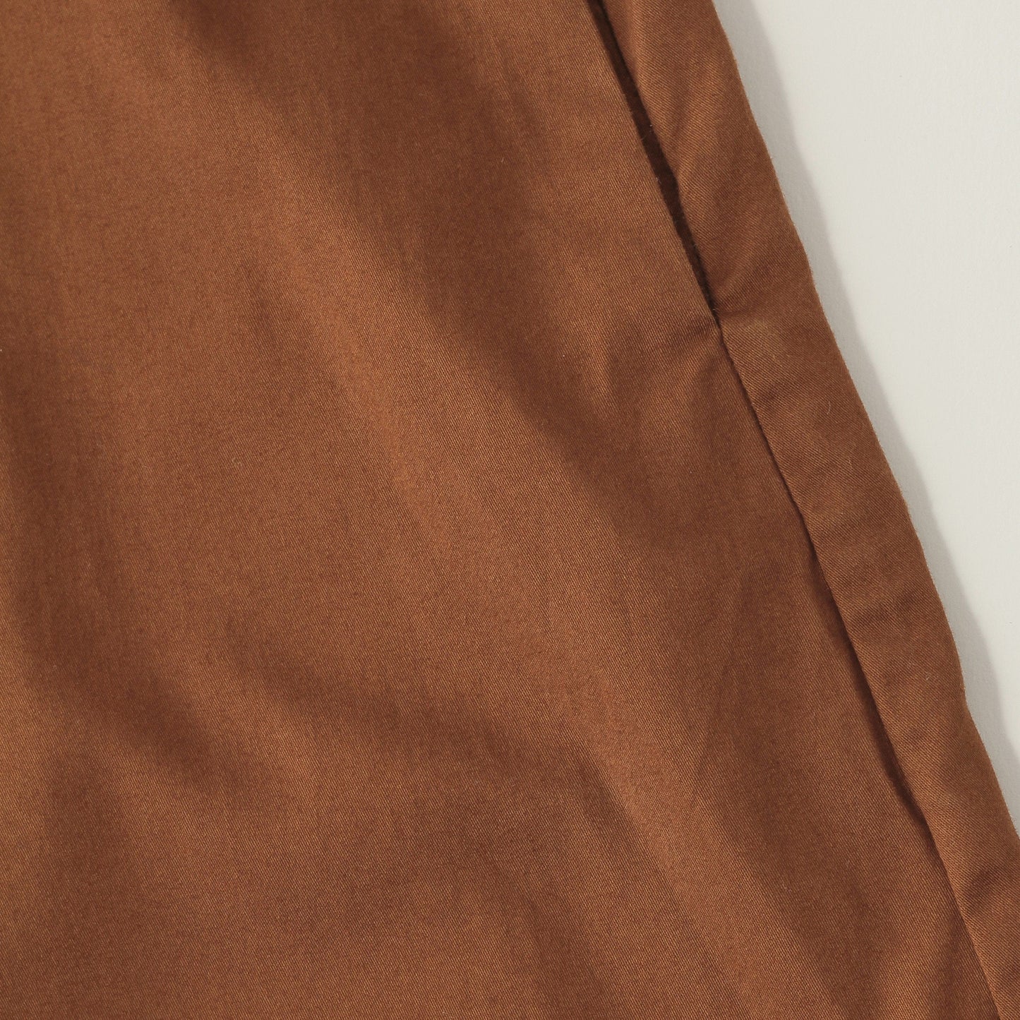 WASHED COTTON SATIN SKIRT
