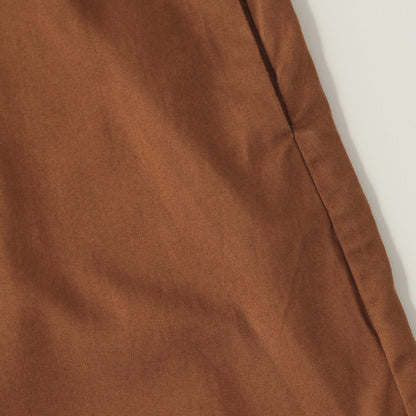 WASHED COTTON SATIN SKIRT