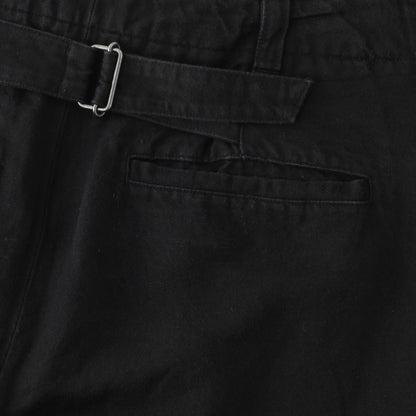 COTTON LINEN TWILL TROUSERS