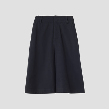BRUSHED COTTON WOOL SKIRT