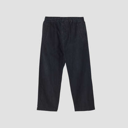 LINEN COTTON TWILL TROUSERS