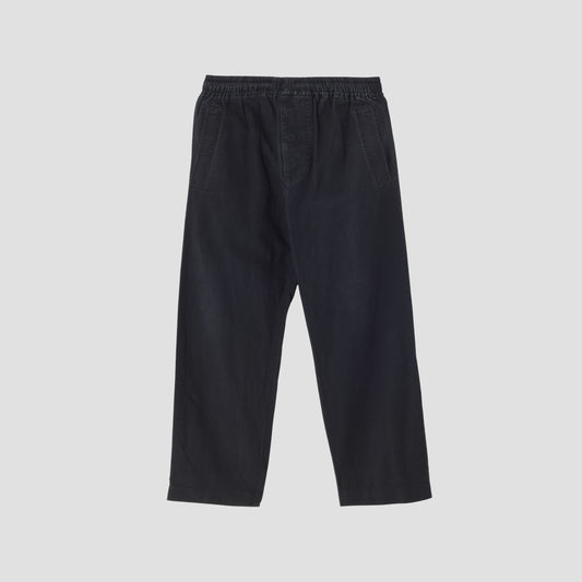 LINEN COTTON TWILL TROUSERS