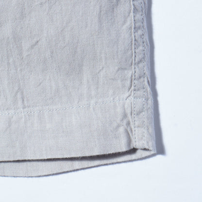 LINEN COTTON CANVAS TROUSERS