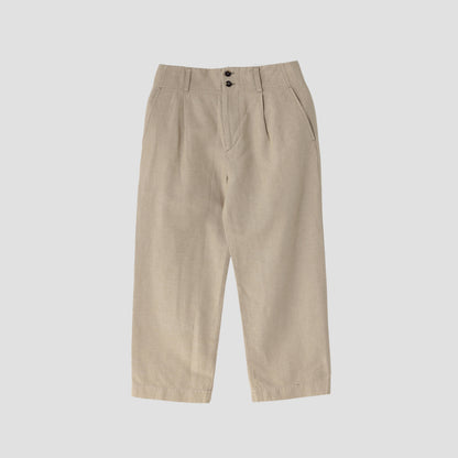 COTTON LINEN TROUSERS