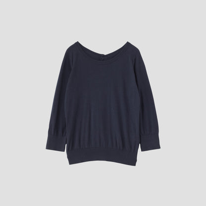BUTTON BACK -  JOHN SMEDLEY KNIT