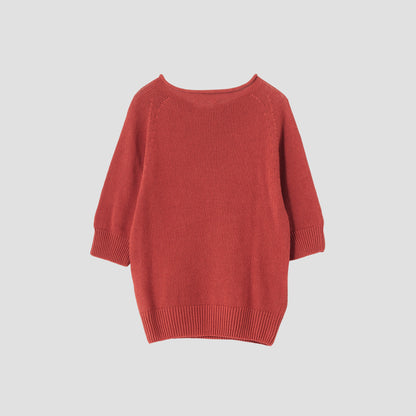 CAST OFF ROLL NECK KNIT