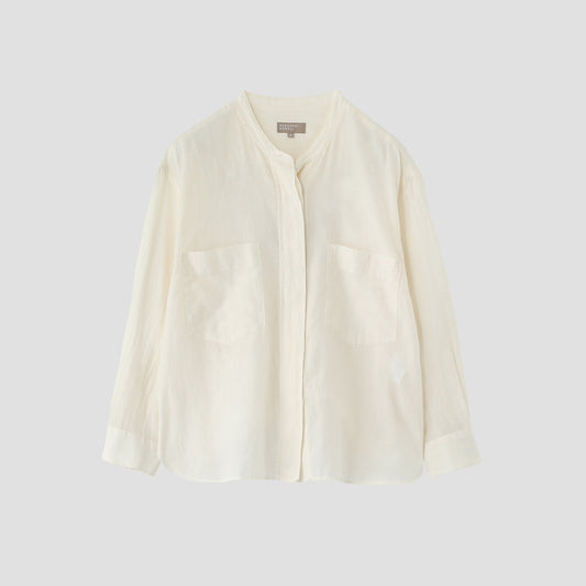 SHEER COTTON SILK SHIRT