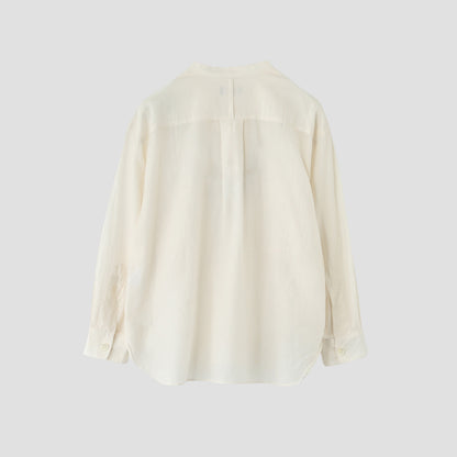 SHEER COTTON SILK SHIRT