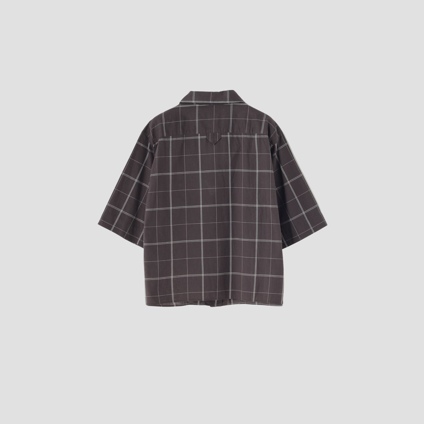 CHECK COTTON LINEN SHIRT