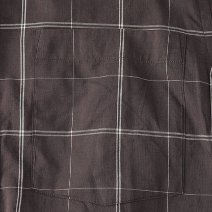 CHECK COTTON LINEN SHIRT