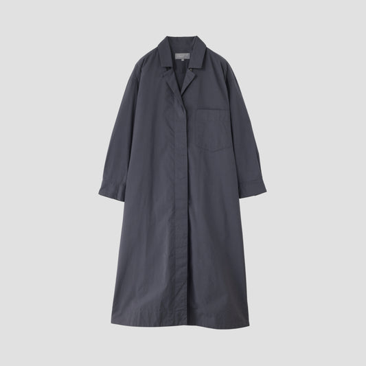MATT COTTON SILK POPLIN DRESS