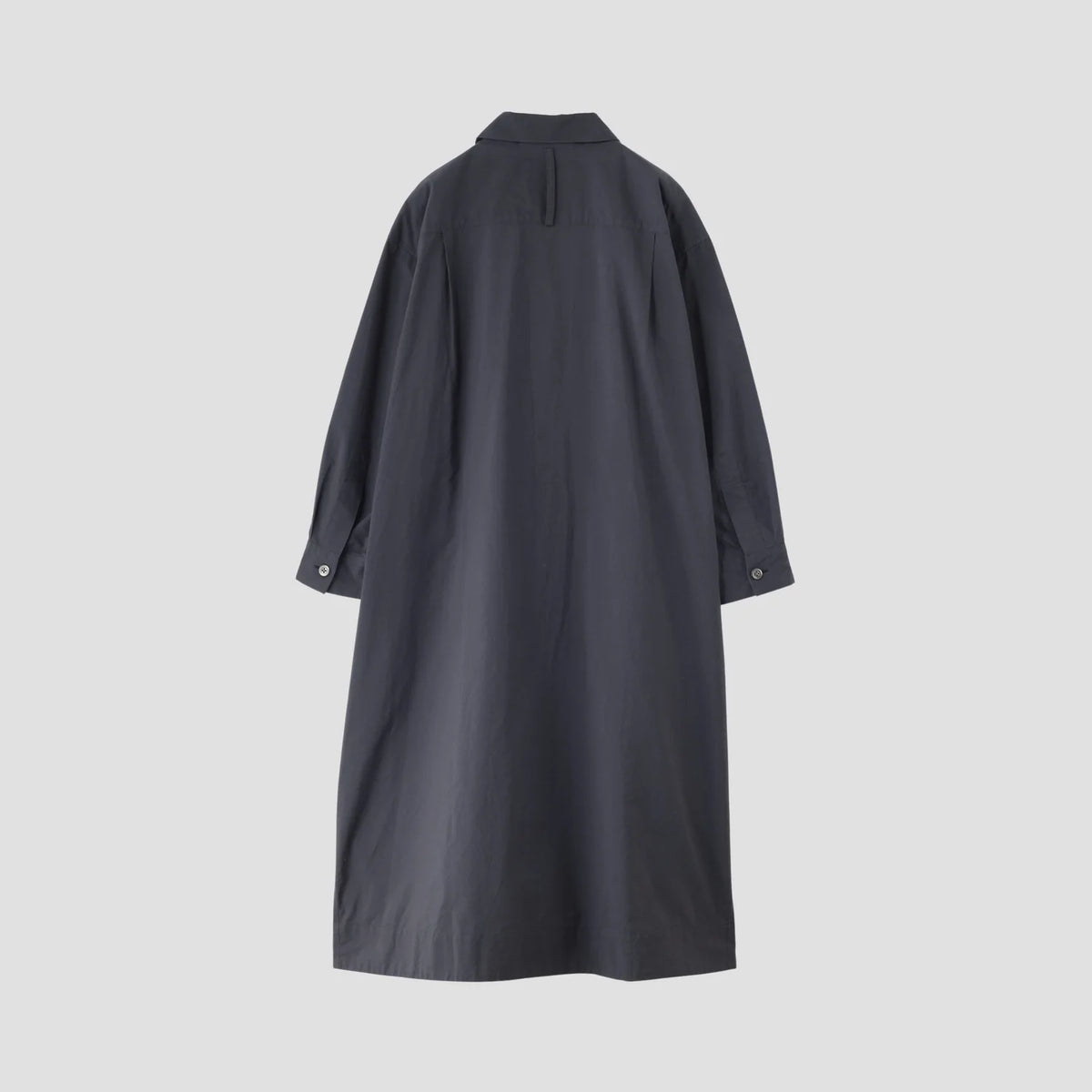 MATT COTTON SILK POPLIN DRESS