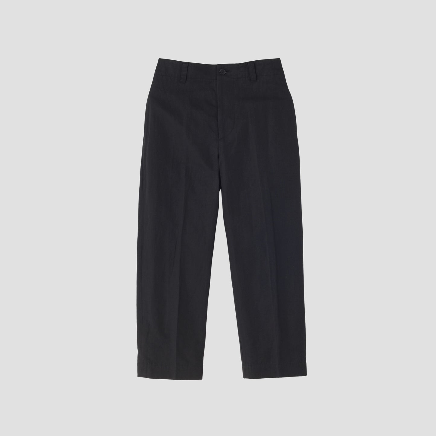 COTTON LINEN TWILL TROUSERS