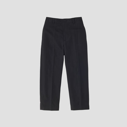 COTTON LINEN TWILL TROUSERS