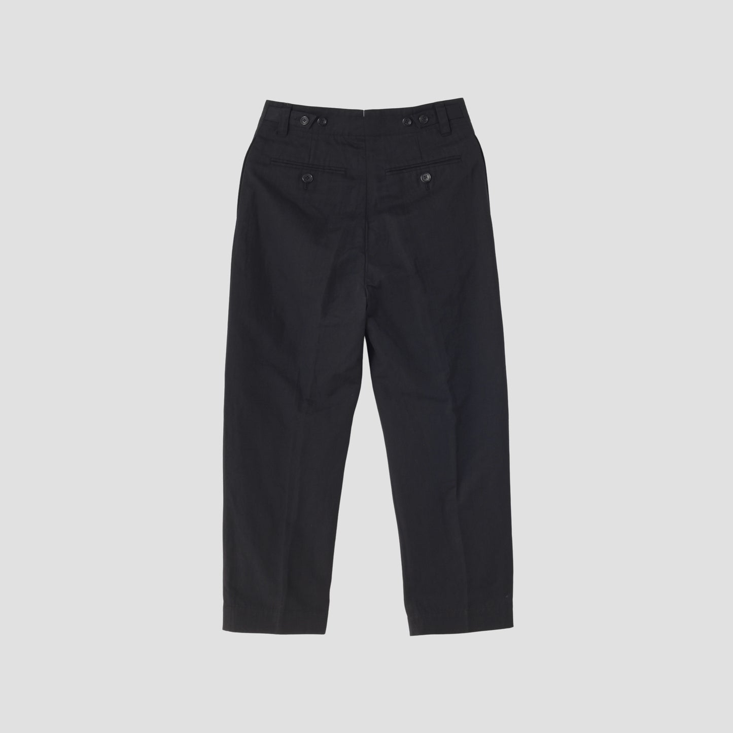COTTON LINEN TWILL TROUSERS