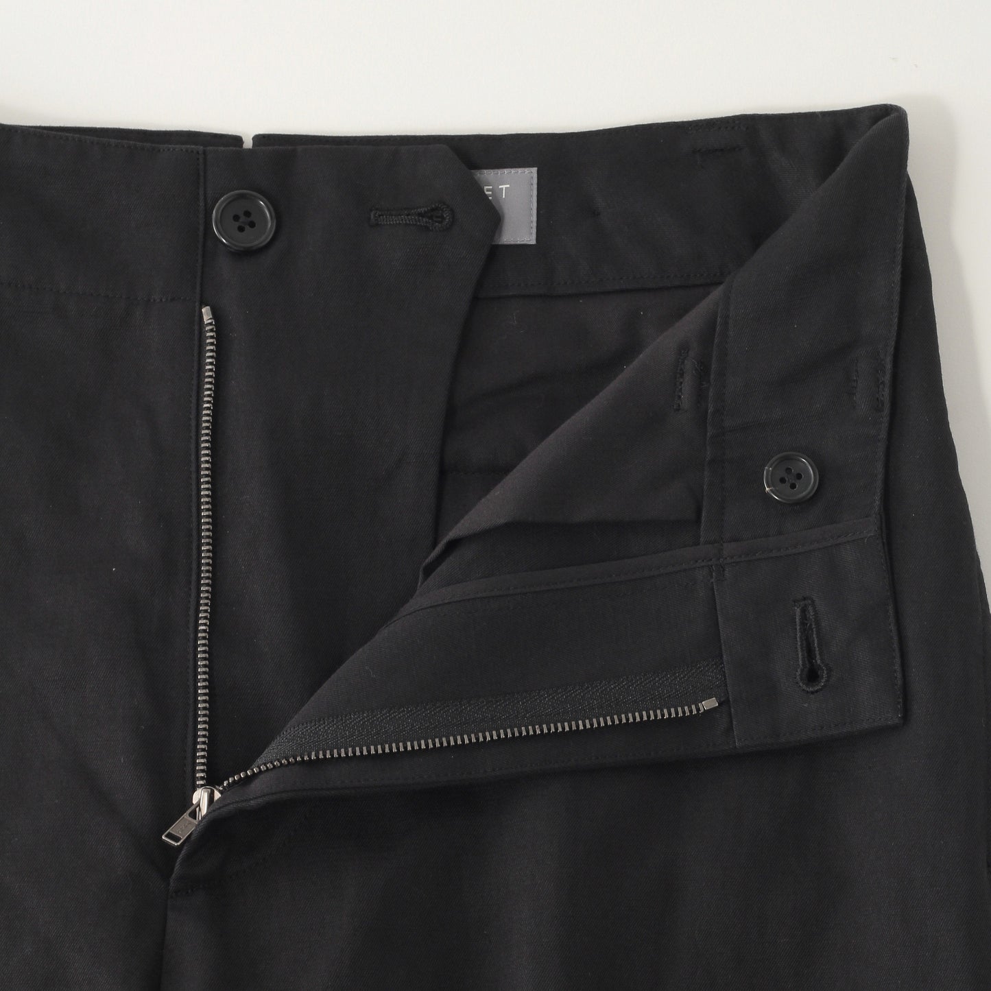 COTTON LINEN TWILL TROUSERS