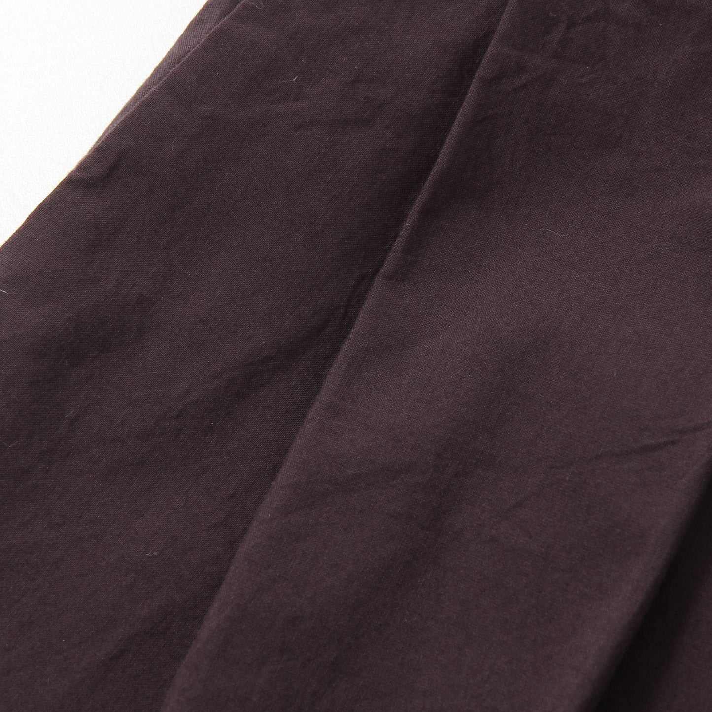 MATT COTTON SILK POPLIN TROUSERS