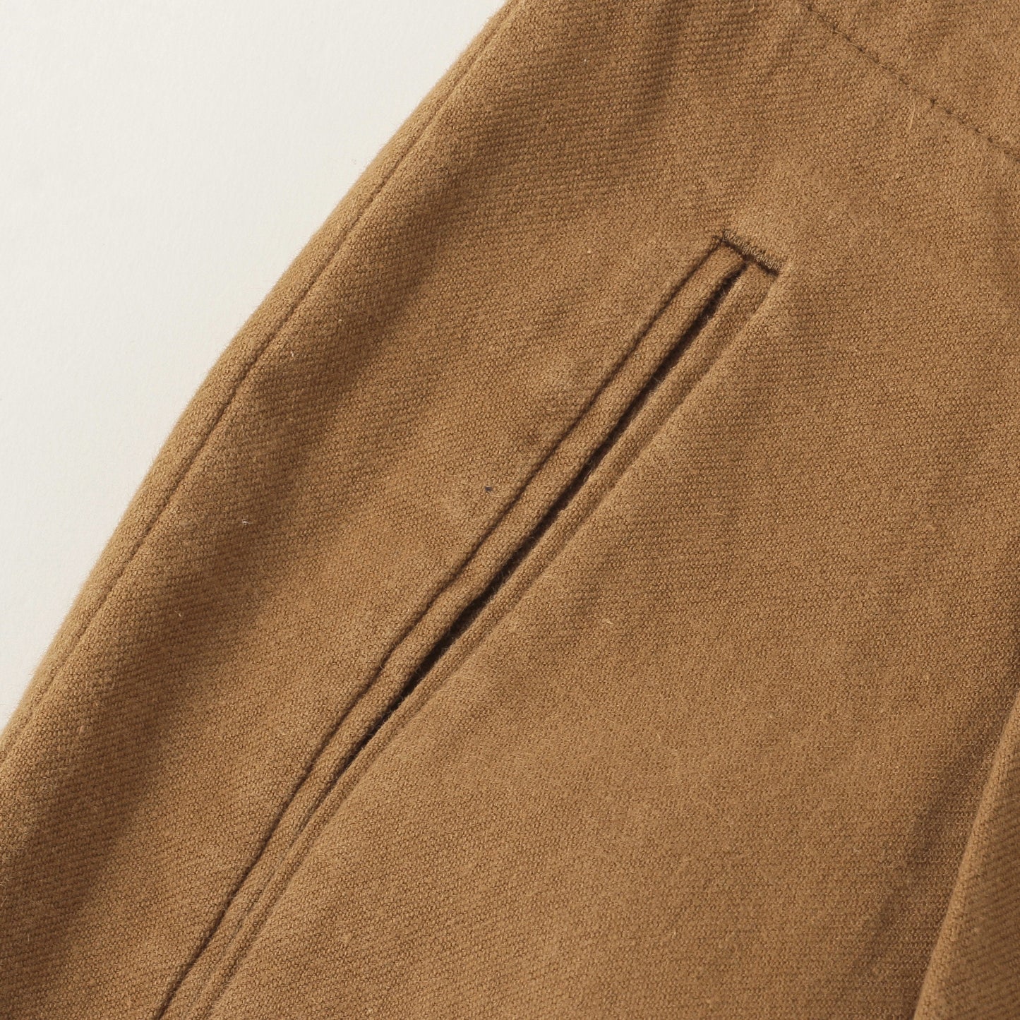 WASHED COTTON TWILL TROUSERS