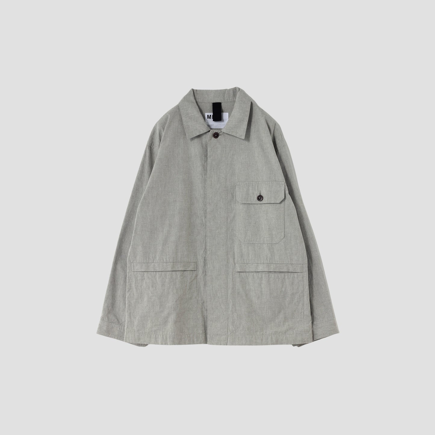 OVERDYE MELANGE COTTON LINEN BLOUSON