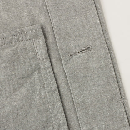 OVERDYE MELANGE COTTON LINEN BLOUSON