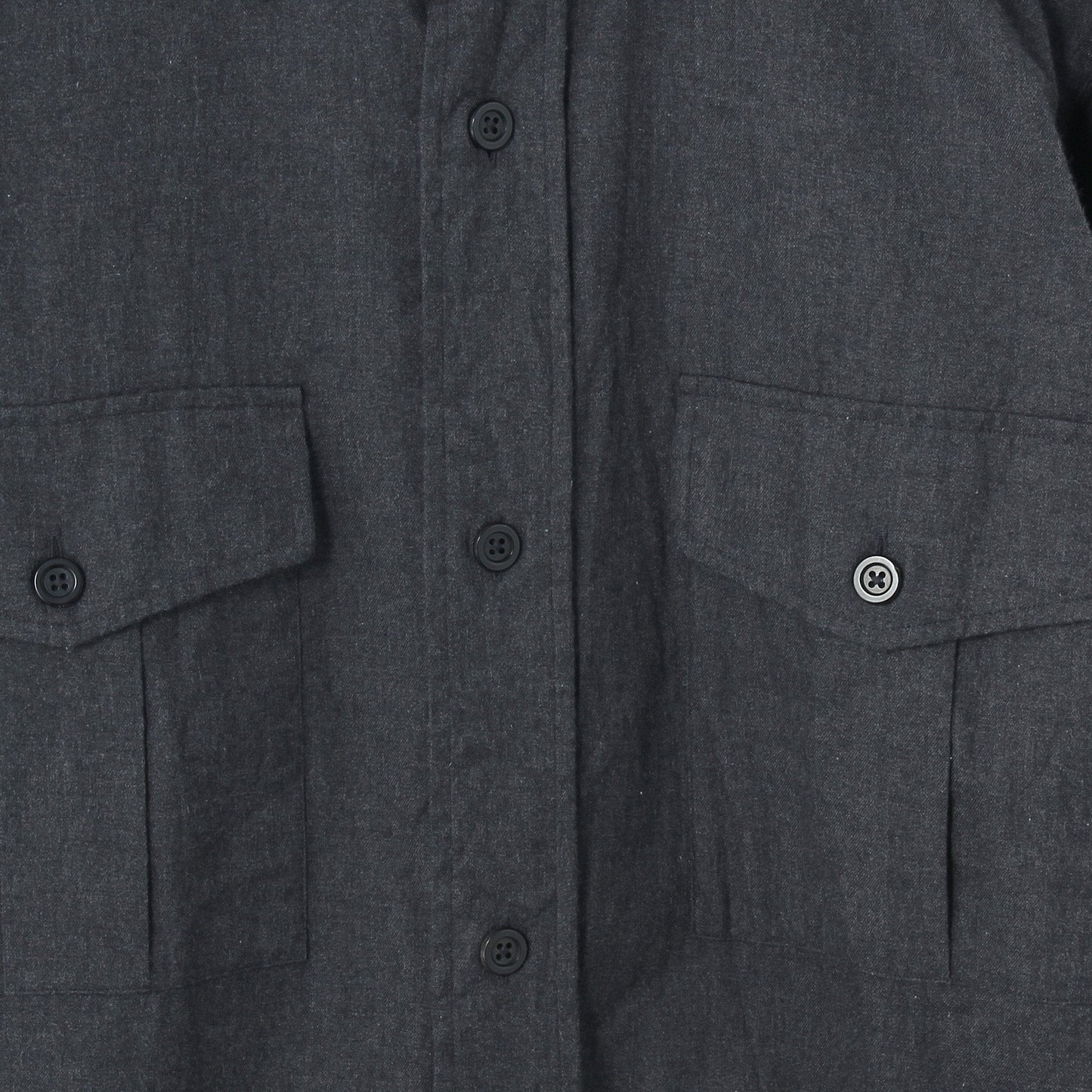 BRUSHED COTTON SILK TWILL SHIRT