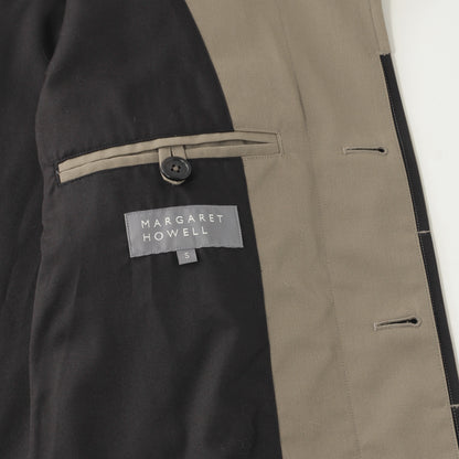 DRY WOOL COTTON TWILL BLOUSON