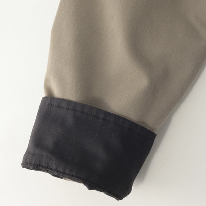 DRY WOOL COTTON TWILL BLOUSON