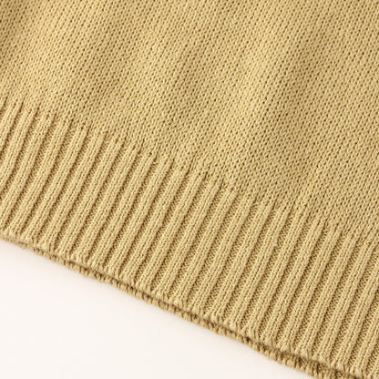 LINEN COTTON SILK SLIPOVER KNIT