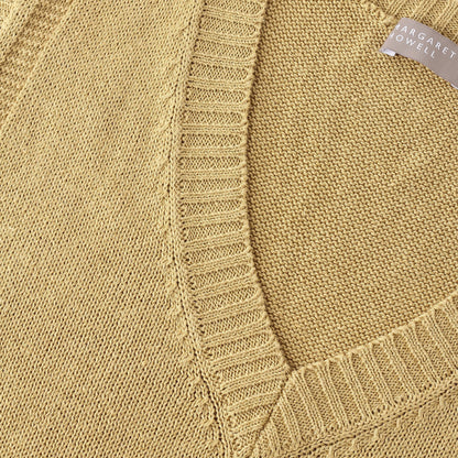 LINEN COTTON SILK SLIPOVER KNIT