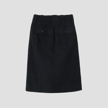 NATURAL DENIM SKIRT