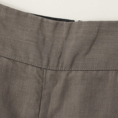 HIGH DENSE LINEN TROUSERS