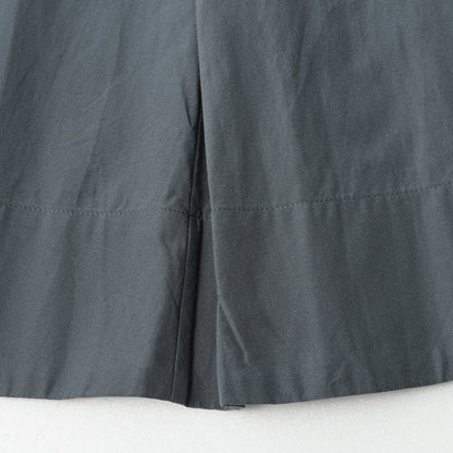 SILK COTTON POPLIN SKIRT