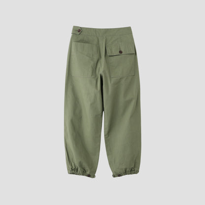 COMPACT BROKEN DRILL TROUSERS